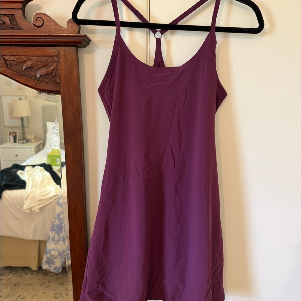 Outdoor Voices Plum Purple Slip Dress